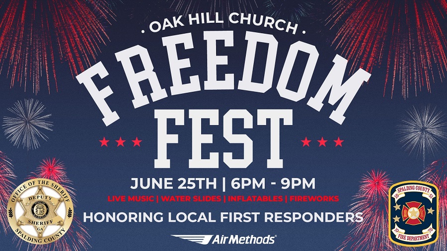 Oak Hill Church Freedom Fest Poster